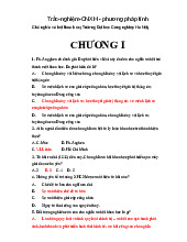 Trắc nghiệm Chủ Nghĩa Xã Hội phương pháp tính và lý thuyết cơ bản | Đại Học Nội Vụ Hà Nội