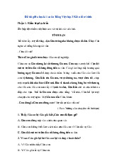 Đề thi giữa học kỳ 1 môn Tiếng Việt lớp 3 năm học 2024 - 2025 - Đề số 2 | Bộ sách Kết nối tri thức