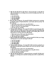 Câu hỏi trắc nghiệm Chương 1 môn Tư tưởng Hồ Chí Minh | Trường Đại học Mở Thành phố Hồ Chí Minh