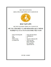 Báo cáo bài tập lớn: Nghiên cứu Acecook Việt Nam môn Hệ thống thông tin quản lý | Học viện Ngân hàng