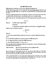 Bài tập Kinh tế Bảo hiểm - Bảo hiểm Trách nhiệm và Vật chất xe Cơ giới