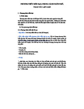 PHƯƠNG THỨC BIỂU ĐẠT VÀ PHONG CÁCH NGÔN NGỮ TRONG NGHIÊN CỨU