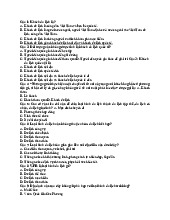 TOP Câu hỏi Trắc nghiệm Môn Tổng quan du lịch | Đại học Thủ đô Hà Nội