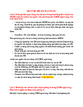 Vai Trò Vốn Tự Có và Mô Hình 3 Tuyến Phòng Vệ | Môn Quản trị lữ hành - Trường Cao đẳng Du lịch Sài Gòn