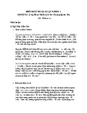 BIÊN BẢN THẢO LUẬN NHÓM 4 CHƯƠNG 2: Sự Phát Triển Của Tư Tưởng Quản Trị - Môn quản trị học - Đại Học Kinh Tế - Đại học Đà Nẵng