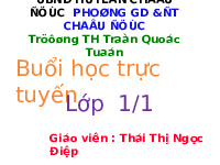 Giáo án điện tử Tiếng việt 1 bài 2 Chân trời sáng tạo: Học vấn: ac, âc