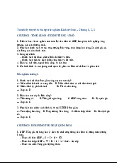 Tóm tắt lý thuyết và bài tập trắc nghiệm Chương 1, 2, 3 | Microeconomics | Trường Đại học Quốc tế, Đại học Quốc gia Thành phố Hồ Chí Minh