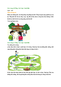 Giải SGK môn Tiếng việt 2 - Bài 6:  Nghe - viết: Ngôi trường (5) | Cánh Diều