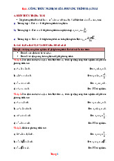 Phương Pháp Giải Toán 9 Công Thức Nghiệm Của Phương Trình Bậc Hai