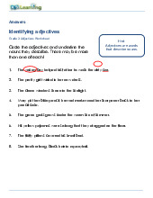 Grade 3 Adjectives Worksheet - Identifying & Using Adjectives môn English | Trường Đại học Khoa học Tự nhiên, Đại học Quốc gia Thành phố Hồ Chí Minh