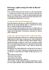 Nội dung, ý nghĩa cương lĩnh chính trị đầu tiên của Đảng