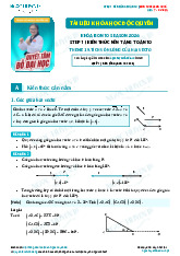 Tài liệu Tích vô hướng của hai vectơ lớp 10