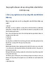 Suy nghĩ của em về sự cống hiến của thế hệ trẻ hiện nay | Văn mẫu 12