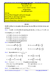 10 đề ôn tập cuối kì 1 Toán 11 Cánh Diều năm 2024 – 2025 có đáp án và lời giải