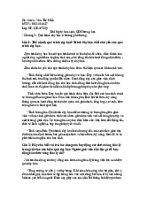 Bài tập tự học: Quá trình dạy học và nguyên tắc giáo dục môn Giáo dục học trung học | Đại học Đồng Tháp