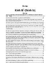 Câu Hỏi Ôn Tập Cuối Kỳ Môn Kinh tế chính trị Mác-Lênin | Đại học Kinh Tế Quốc Dân