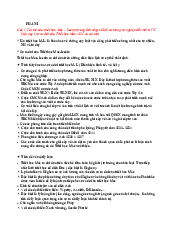 Đề cương ôn tập phần 1: Vai trò của triết học Mác -  Leenin trong đời sống xã hội và trong sự nghiệp đổi mới ở VN hiện nay