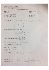 Đề thi toán cao cấp dành cho các nhà kinh tế -  Kinh tế quốc tế | Trường Đại học Kinh tế, Đại học Quốc gia Hà Nội