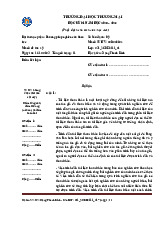 Bài thi cuối kỳ - Phương pháp nghiên cứu khoa học - Mã số 49 | Trường Đại học Thương Mại