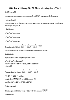 Giải Toán 10 Bài tập cuối chương IV | Chân trời sáng tạo