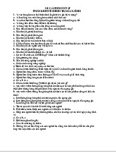 Câu Hỏi Ôn Tập Kinh Tế Chính Trị Mác - Lênin | Trường Đại học Thương Mại