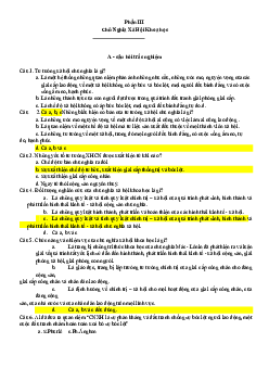 Bộ câu hỏi trắc nghiệm môn Chủ nghĩa xã hội khoa học (Có đáp án)