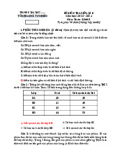 Đề thi giữa học kỳ 2 môn Toán lớp 8 năm học 2024 - 2025 | Bộ sách Cánh diều