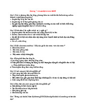 Câu hỏi trắc nghiệm Chương 7: sứ mệnh lịch sử của GCCN môn Chủ nghĩa xã hội và khoa học  | Trường Đại học Kinh doanh và Công nghệ Hà Nội