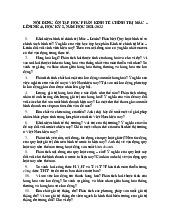 Đề cương ôn tập kinh tế chính trị Mác môn Kinh tế chính trị | Trường Đại Học Tây Nguyên