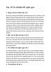 Top 18 Tả về Bác Hồ ngắn gọn | Tiếng Việt 5