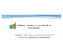 Bài tập nhóm Quản trị Marketing | Đại học kinh tế - Đại học Đà Nẵng