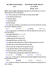 Đề thi thử tốt nghiệp THPT 2025 môn Lịch sử bám sát đề minh họa - Đề 20