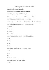 Đề thi giữa học kỳ 1 môn Toán lớp 8 năm học 2024 - 2025 - Đề số 2 | Bộ sách Kết nối tri thức