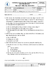 Đề thi giữa HKII học phần Xác suất thống kê năm 2024 - 2025 | Trường Đại học Khoa học tự nhiên, Đại học Quốc gia Thành phố Hồ Chí Minh