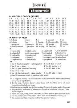 Kỳ thi Olympic truyền thống 30 tháng 4 lần thứ XXIV năm 2018 môn Tiếng Anh 11