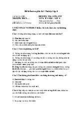 Đề thi giữa học kỳ 1 môn Tin học lớp 8 năm học 2024 - 2025 - Đề số 1 | Bộ sách Cánh diều