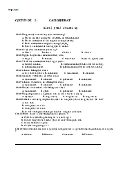 Trắc nghiệm lý thuyết Cacbohidrat | Đại học Sư phạm Hà Nội