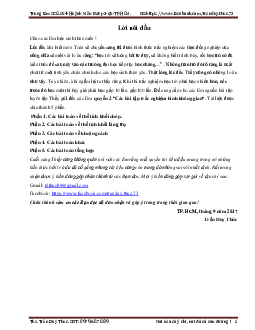 Các dạng bài tập trắc nghiệm hình học không gian – Trần Duy Thúc Toán 12