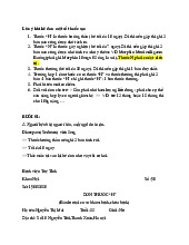 Đơn thuốc điều trị các bệnh lý nội và ngoại khoa VUTM 2023