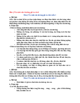 Văn mẫu lớp 6 Kết nối tri thức bài Dàn ý Tả cảnh sân trường giờ ra chơi