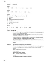 Enghild Test 2 Script: Key Insights and Analysis | Môn Tiếng Anh - Đại học Kỹ thuật Lê Quý Đôn