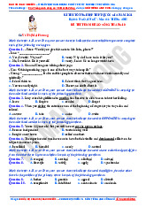 (Cô Vũ Mai Phương) Đề thi & Hướng dẫn giải chi tiết Đề thi tham khảo số 02 Tháng 10 - Tài liệu tổng hợp