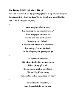 Soạn bài Thực hành tiếng Việt trang 20 | Ngữ văn 11 Kết nối tri thức