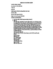 BỆNH ÁN CƠ XƯƠNG KHỚP - Bệnh ánx CXK 58 tuổi, Đau thắt lưng toả ra chân