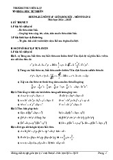 Đề cương giữa học kì 1 Toán 8 năm 2024 – 2025 trường THCS Độc Lập – Thái Nguyên