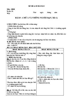 Giáo án buổi chiều môn Tiếng Việt 2 sách Kết nối tri thức với cuộc sống (Cả năm) | Tuần 11