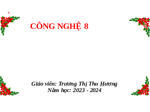 Giáo án điện tử Công nghệ 8 Bài 15 Kết nối tri thức: Cảm biến và mô đun cảm biến