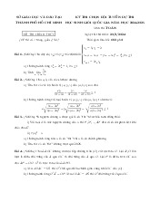 Đề chọn đội tuyển thi HSG QG môn Toán THPT năm 2024 – 2025 sở GD&ĐT TP HCM