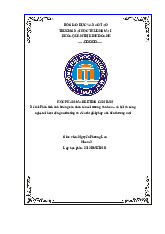 Phân tích ảnh hưởng của nhân tố môi trường văn hóa – xã hội và công nghệ tới hoạt động marketing và đề xuất giải pháp xúc tiến thương mại | Bài thảo luận marketing căn bản