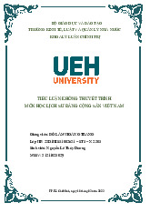 Bài Tiểu luận Lịch sử Đảng Cộng sản Việt Nam | Lịch sử đảng | Trường Đại học Kinh tế Thành phố Hồ Chí Minh